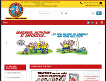 Tablet Screenshot of cartoonmotivators.com